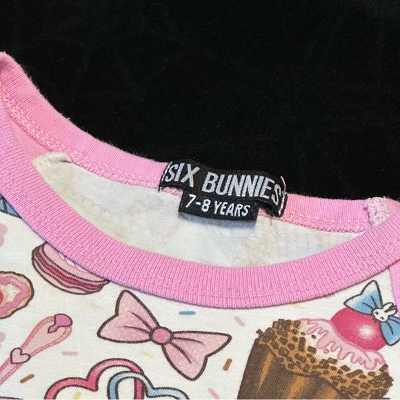 Six Bunnies Girls 3/4 Tee, Size 7/8 - Picture 5 of 5